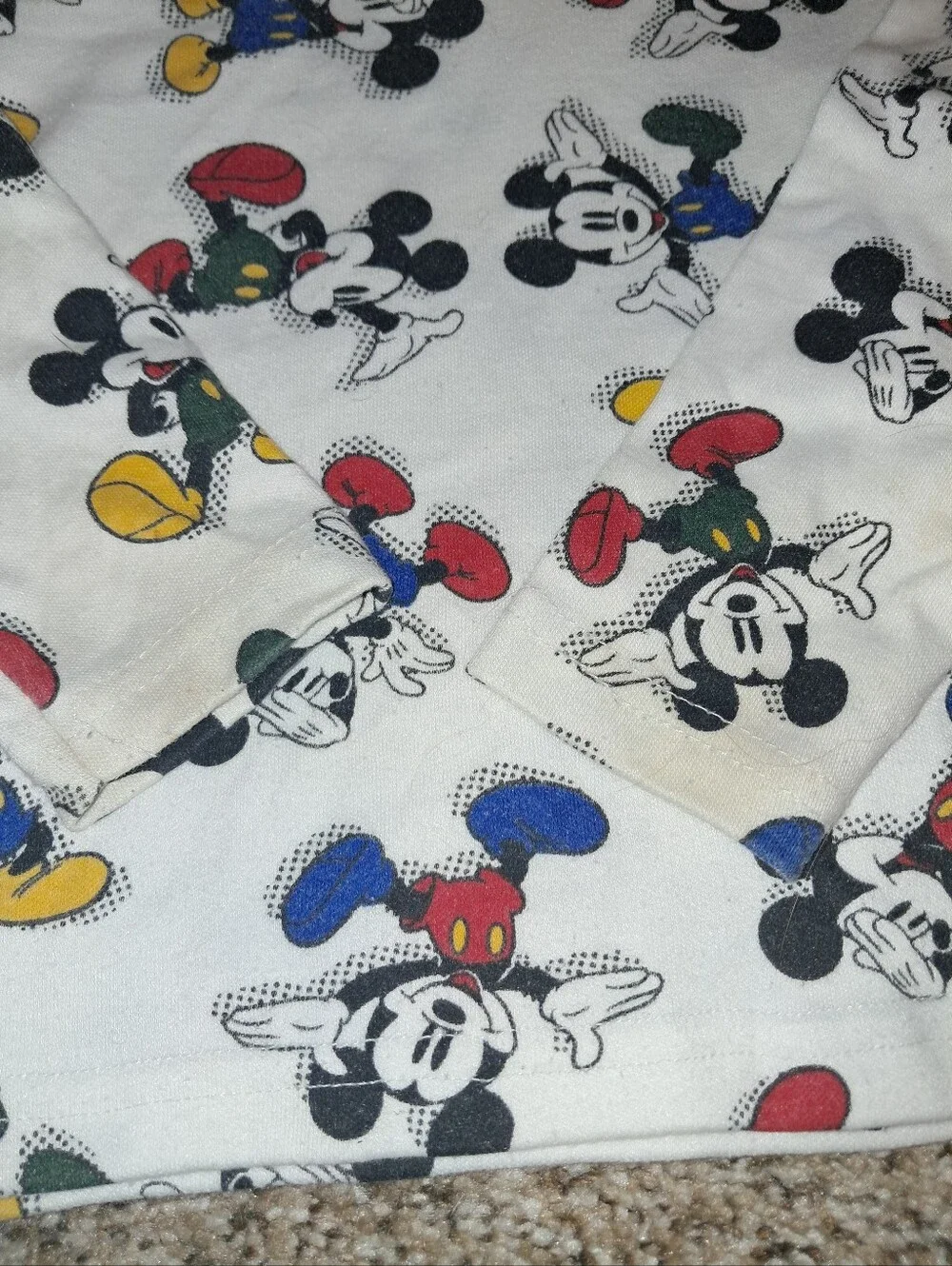 Vintage Disney brand Little boys or girls overall and top set, 24 months and 3t